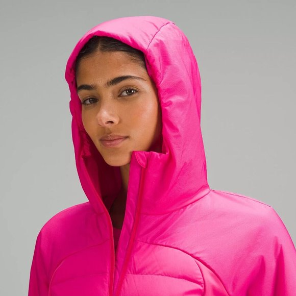 Lululemon Womens Sonic Pink Down For It All Jacket Running 700 Fill Size 4 NEW - Picture 3 of 8